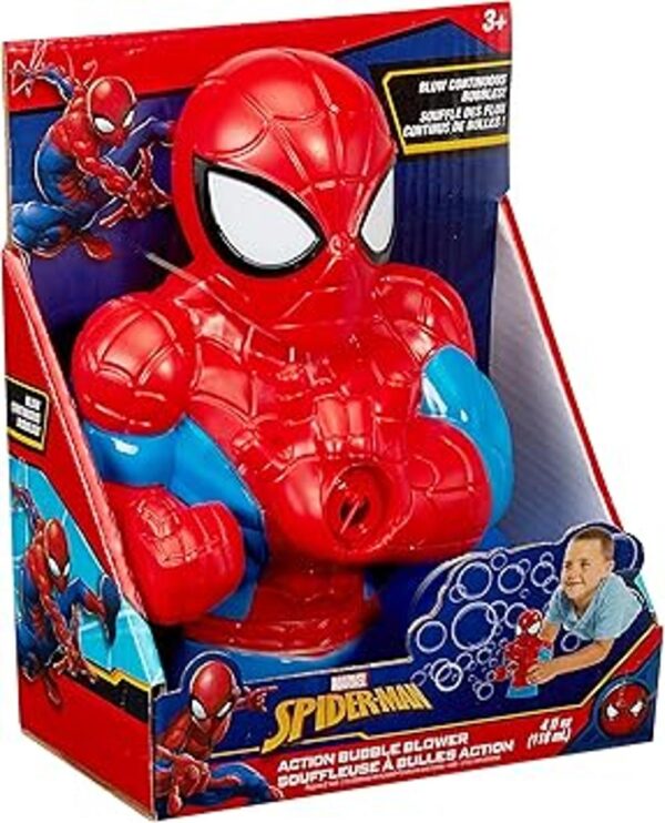 Little Kids Máquina sopladora de burbujas de acción Marvel_6