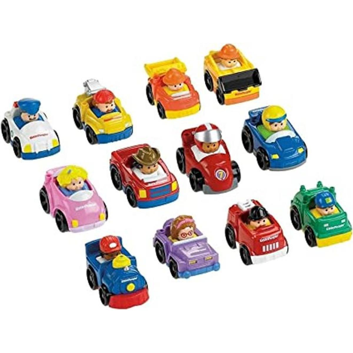 Little People Wheelies Vehículos Paquete de 6