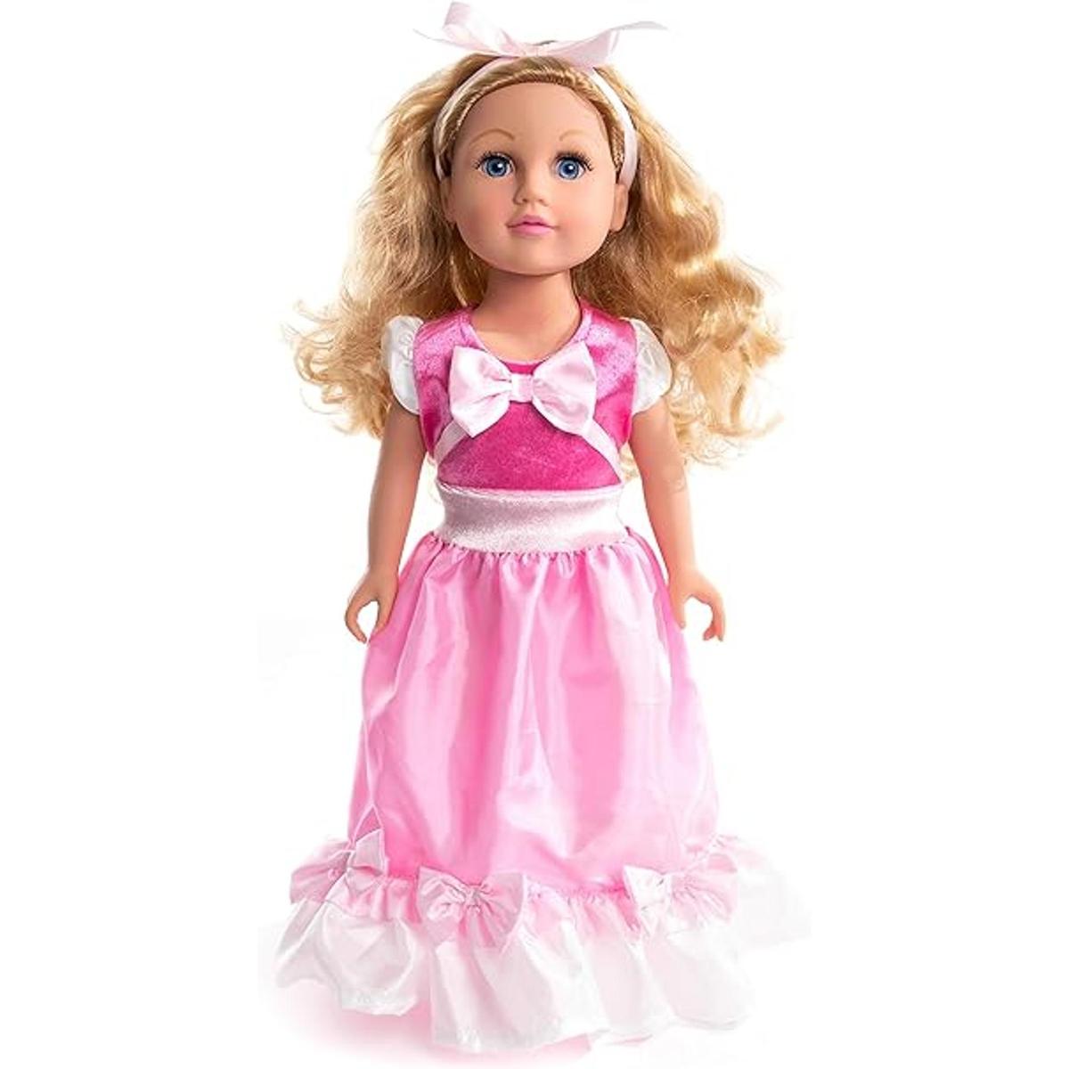 Little Adventures Vestido de muñeca de princesa con