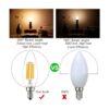 LiteHistory Bombilla LED B10 regulable de 6 W igual a 60_2