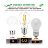 LiteHistory Bombilla LED E26 equivalente a 6 W bombilla de_3