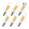 LiteHistory Bombilla LED B10 regulable de 6 W igual a 60_1