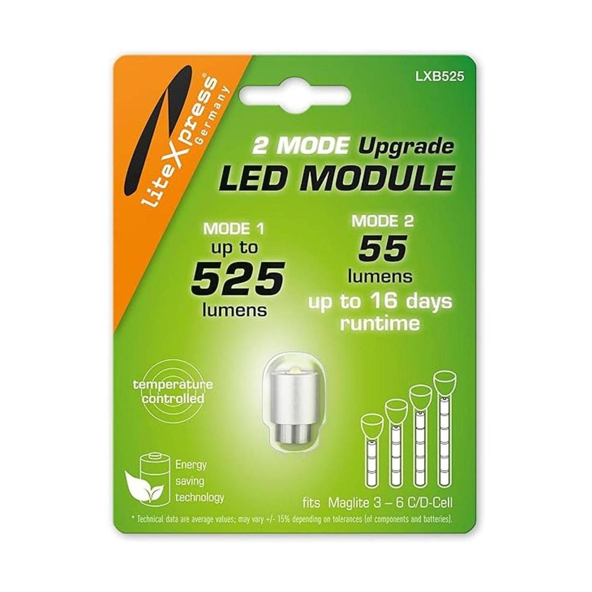 LiteXpress LXB525 Módulos de actualización LED de 2 modos