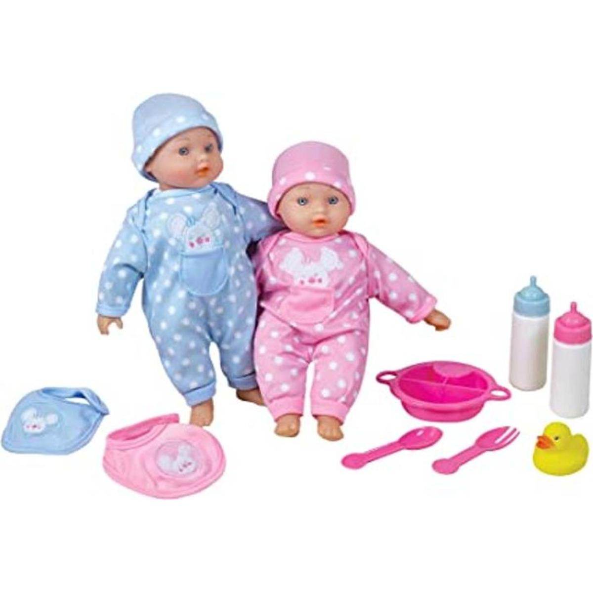 Lissi Muñecas gemelas de 11 pulgadas