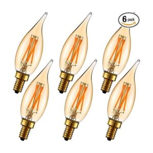 LiteHistory Bombilla LED CA10 de 4 W 2200 K ámbar_1