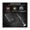 Linterna recargable por USB linterna LED magnética