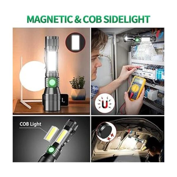 Linternas de luz negra linternas UV 3 en 1 recargables