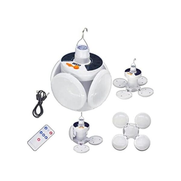 Linterna plegable para camping solar recargable por USB_1