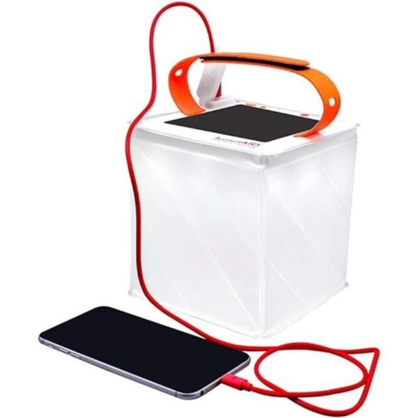 Linterna de camping 2 en 1 cargador solar para teléfono_1
