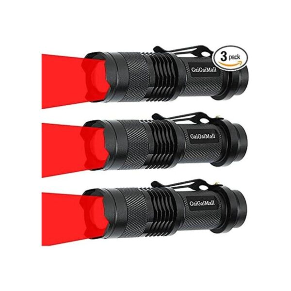 Linterna de luz roja LED de 3 modos de alta potencia para_1