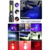 Linterna UV de luz negra recargable 3 en 1 súper_2