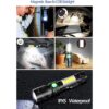Linterna UV de luz negra recargable 3 en 1 súper_4