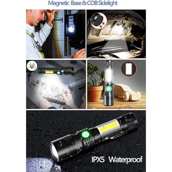 Linterna UV de luz negra recargable 3 en 1 súper_4