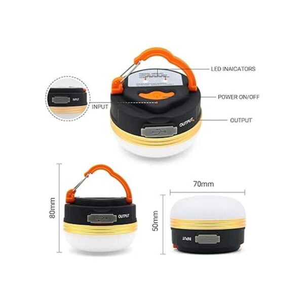 Linterna LED de campamento luz de tienda de campaña
