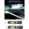 Linterna UV de luz negra recargable 3 en 1 súper_5