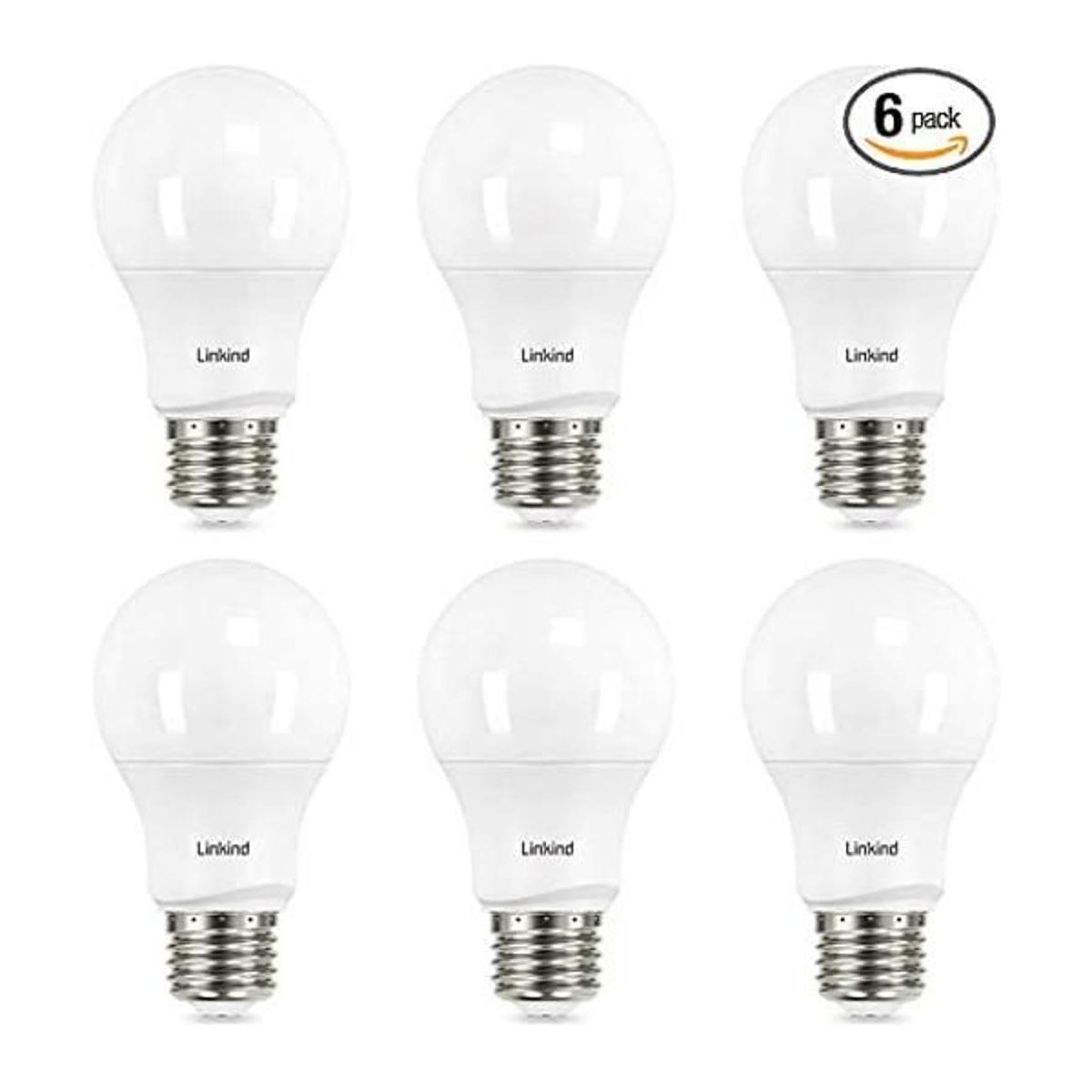 Linkind Bombillas LED A19 regulables equivalente a 60 W