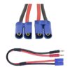 LinsyRC Paquete de 2 conectores macho EC5 a 0.157 in 0.157