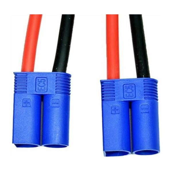 LinsyRC Paquete de 2 conectores macho EC5 a 0.157 in 0.157