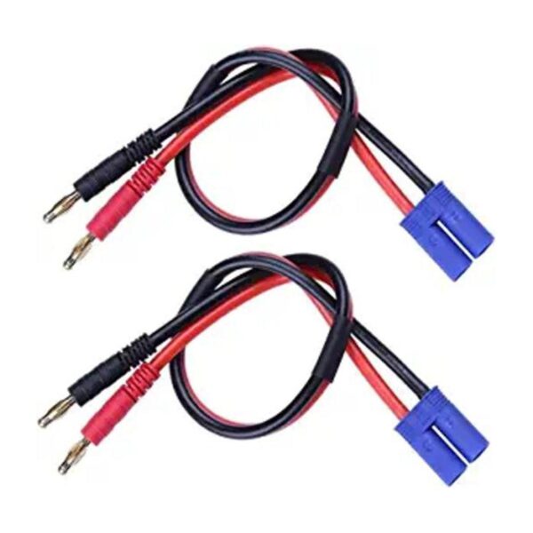 LinsyRC Paquete de 2 conectores macho EC5 a 0.157 in 0.157
