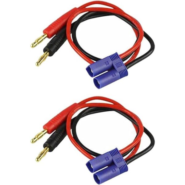 LinsyRC Paquete de 2 conectores macho EC5 a 0.157 in 0.157