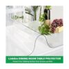 LinkGro Protector de mesa de comedor transparente de 24 x