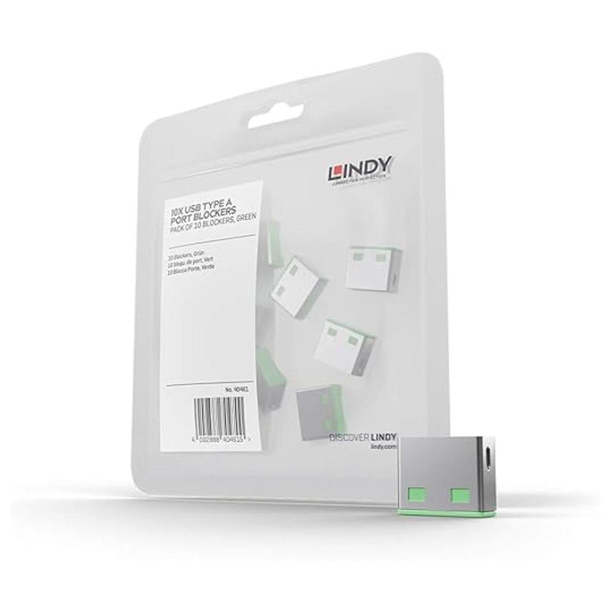 Lindy Bloqueador de puertos USB paquete de 10 unidades