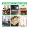 LinkGro Protector de mesa de comedor transparente de 24 x