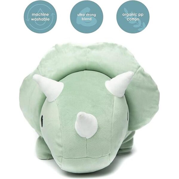 Linda almohada de peluche de dinosaurio para niños_2
