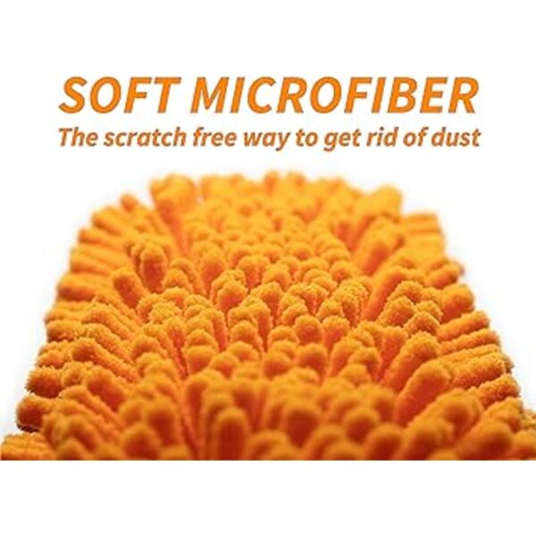 Limpiador de ventilador de techo flexible Plumero de