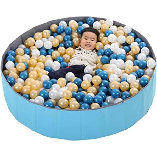 LimitlessFunN Kids Alberca de pelotas plegable de doble_1