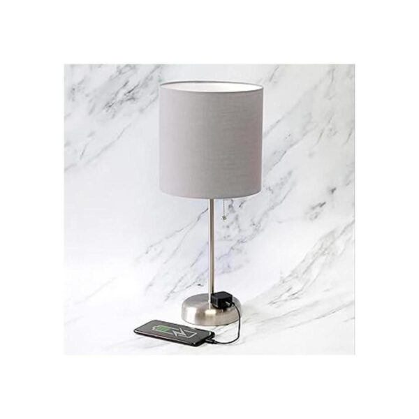 Limelights LT2024GRY Lámpara de mesa con salida de carga_5