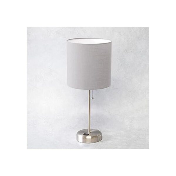 Limelights LT2024GRY Lámpara de mesa con salida de carga_4