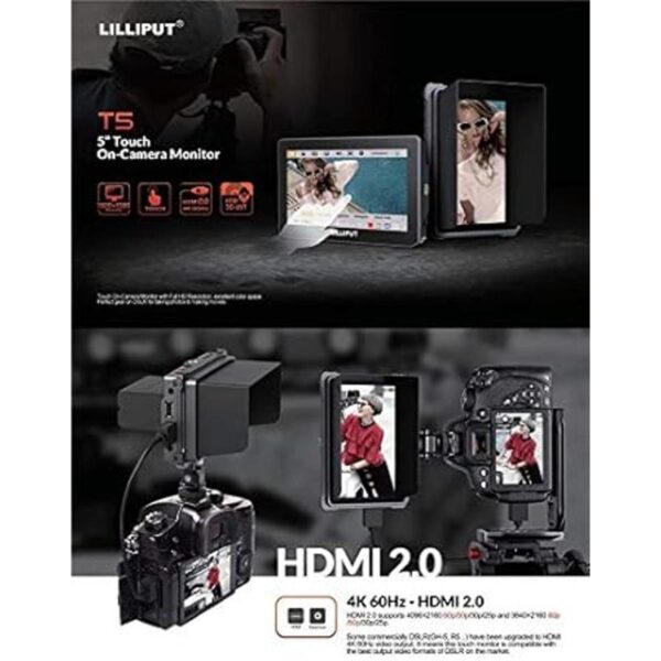 Lilliput T5 Pantalla táctil IPS Full HD 1920x1200 4K HDMI_2