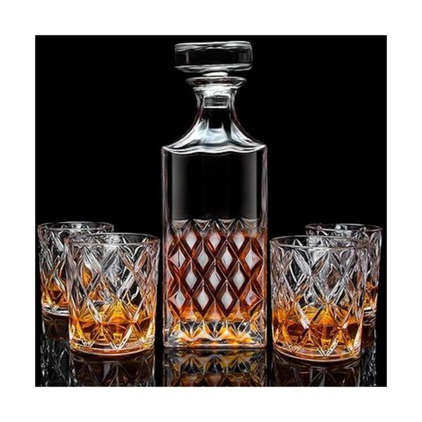 Lighten Life Juego de decantador de whisky juego de