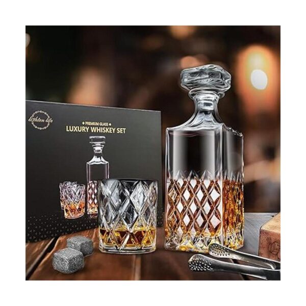 Lighten Life Juego de decantador de whisky juego de