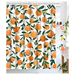 Lifeel Cortinas de ducha naranjas cortinas de ducha