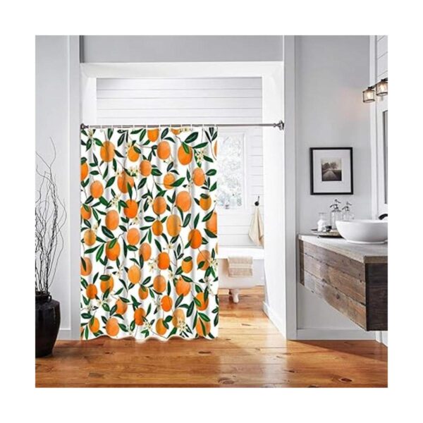 Lifeel Cortinas de ducha naranjas cortinas de ducha