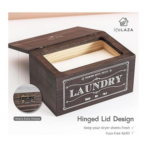 LifeLAZA Dispensador de hojas de secadora con tapa con