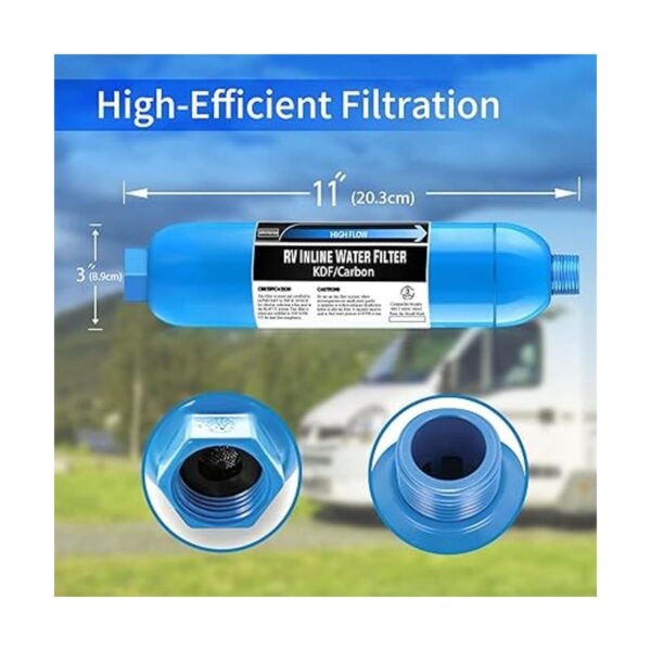 Lifefilter Filtro de agua en línea RV con protector de_3