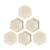 Lienzo de madera hexagonal para manualidades tableros de_1