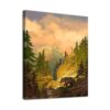 Lienzo decorativo para pared oso pardo para dormitorio_1