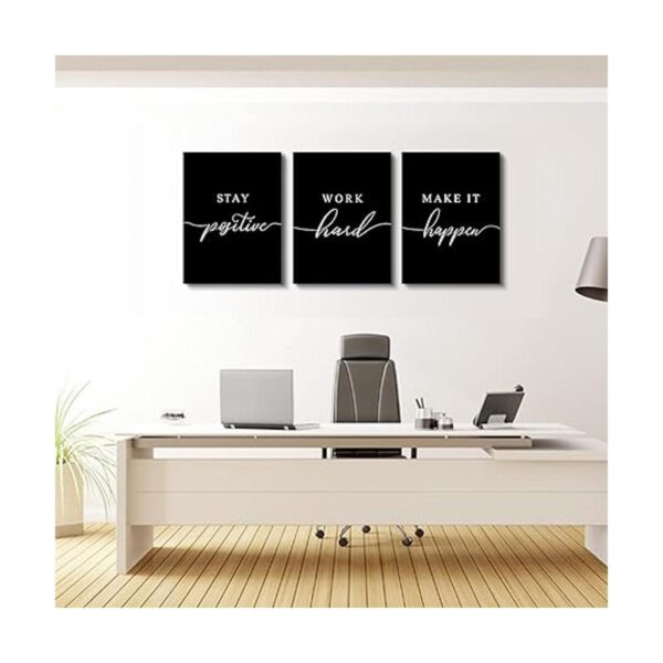 Lienzo enmarcado para pared cita positiva arte de pared_2