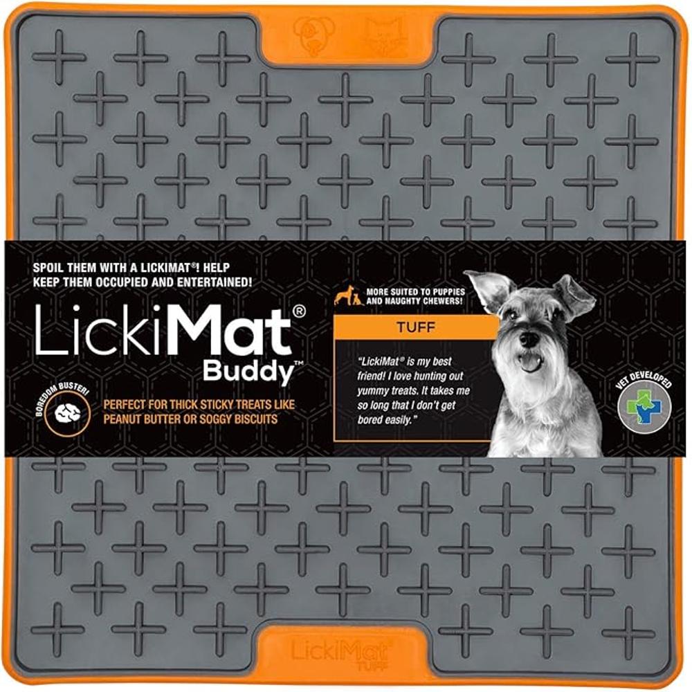 Lickimat Tuff alimentadores lentos resistentes para