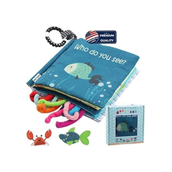 Libros de peces para bebés de 0 a 6 meses de tacto y tacto_1