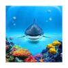 Leyzan Kit de pintura de diamante 5D con tiburones