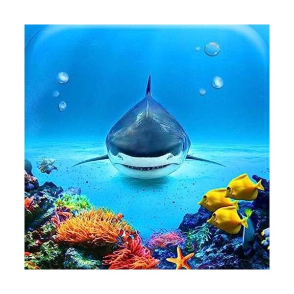 Leyzan Kit de pintura de diamante 5D con tiburones