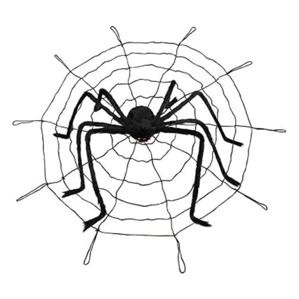 Libay Araña gigante de Halloween de 6.6 pies decoraciones_5