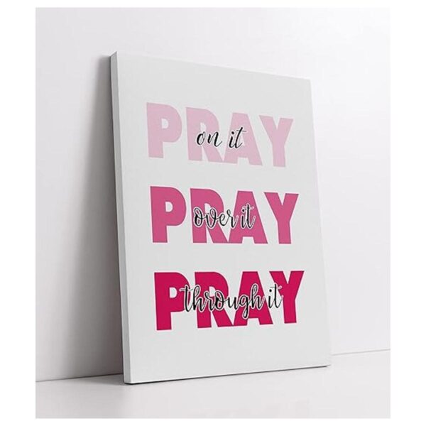 LiTiu Christian Quotes Pray on It Pray on It Pray Over It_1