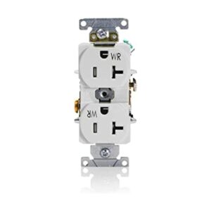 Leviton TWR20W 20 amperios 125 voltios NEMA 520R 2P 3W_1