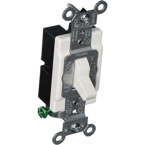 Leviton CSB120W 20Amp 120277Volt interruptor silencioso_1